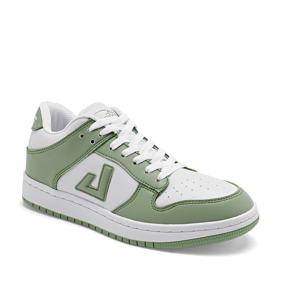 Foto 2 pulgar | Apoort Tenis Urbano Para Mujer Blanco Verde Cod.133307