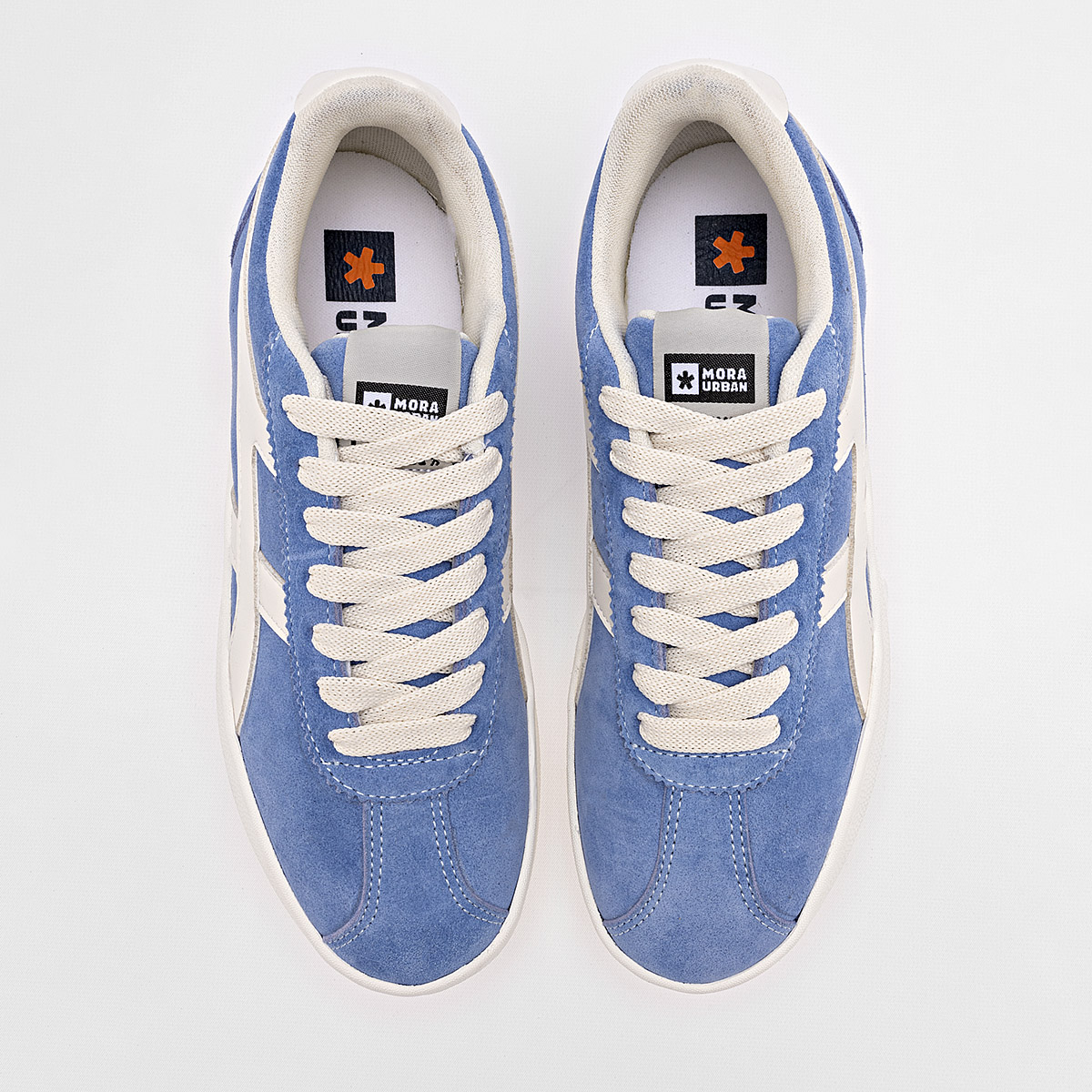Foto 4 pulgar | Mora Urban Tenis Urbano Para Mujer Azul Blanco Cod.132520