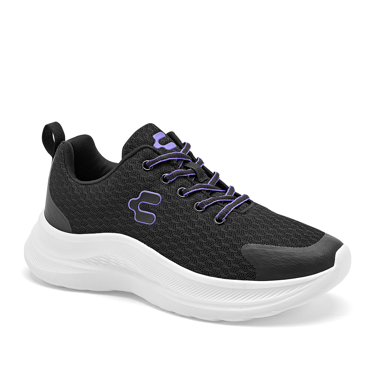 Foto 1 | Charly Tenis Deportivo Para Mujer Negro, Walking Cod.129613