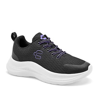 Foto 1 | Charly Tenis Deportivo Para Mujer Negro, Walking Cod.129613