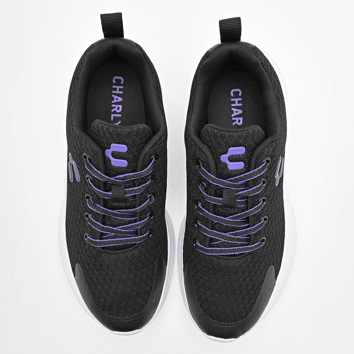 Foto 4 pulgar | Charly Tenis Deportivo Para Mujer Negro, Walking Cod.129613