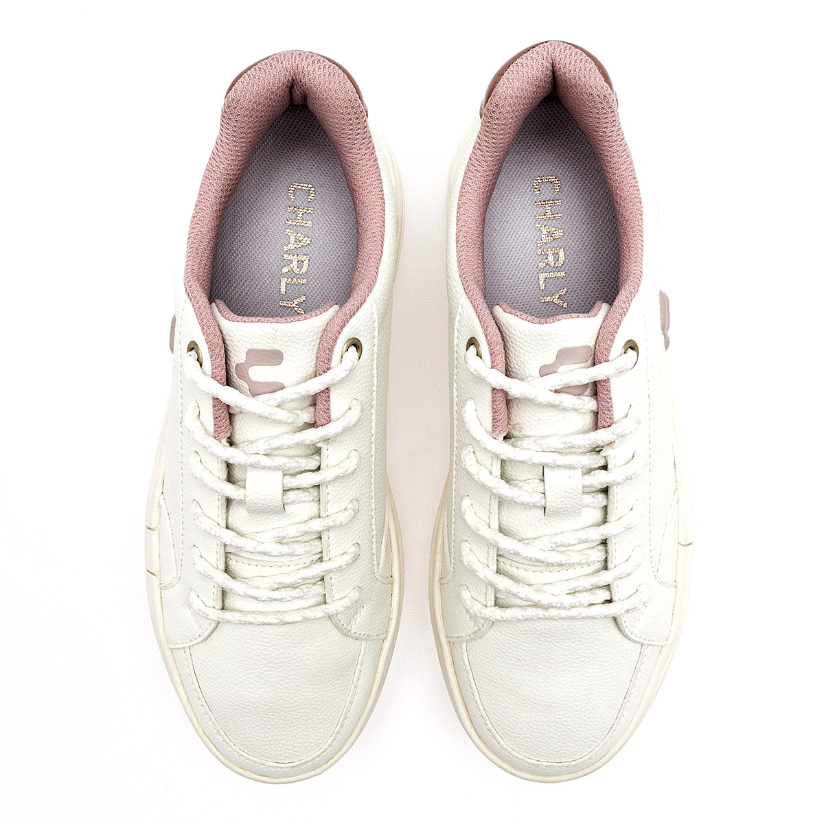 Foto 4 pulgar | Charly Tenis Urbano Para Mujer Blanco Cod.131574