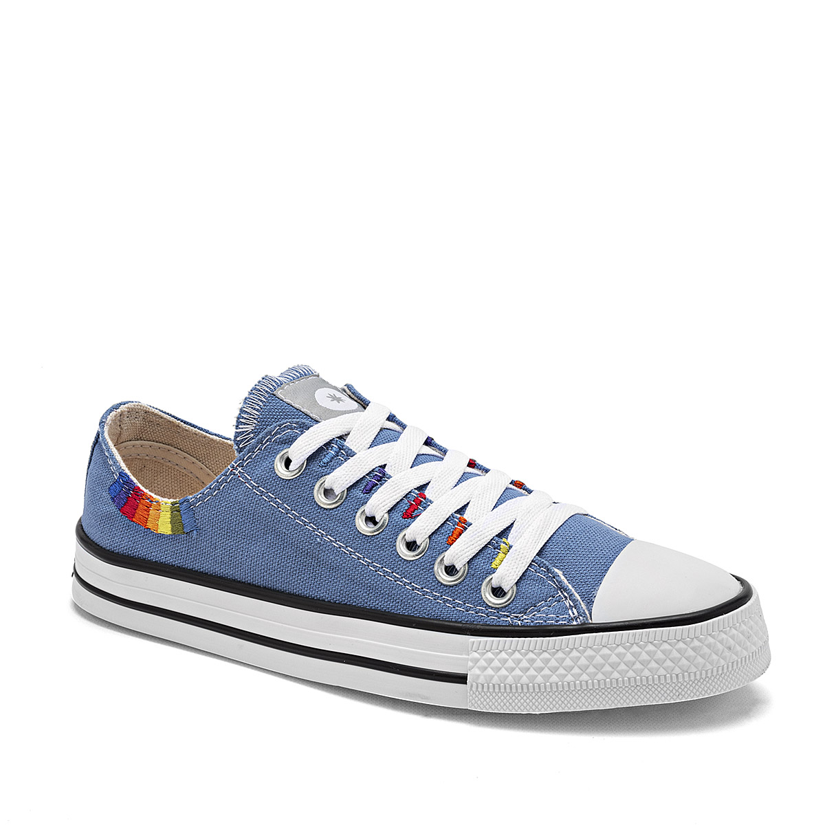 Foto 2 pulgar | Moramora Tenis Urbano Para Mujer Azul Cod.132639
