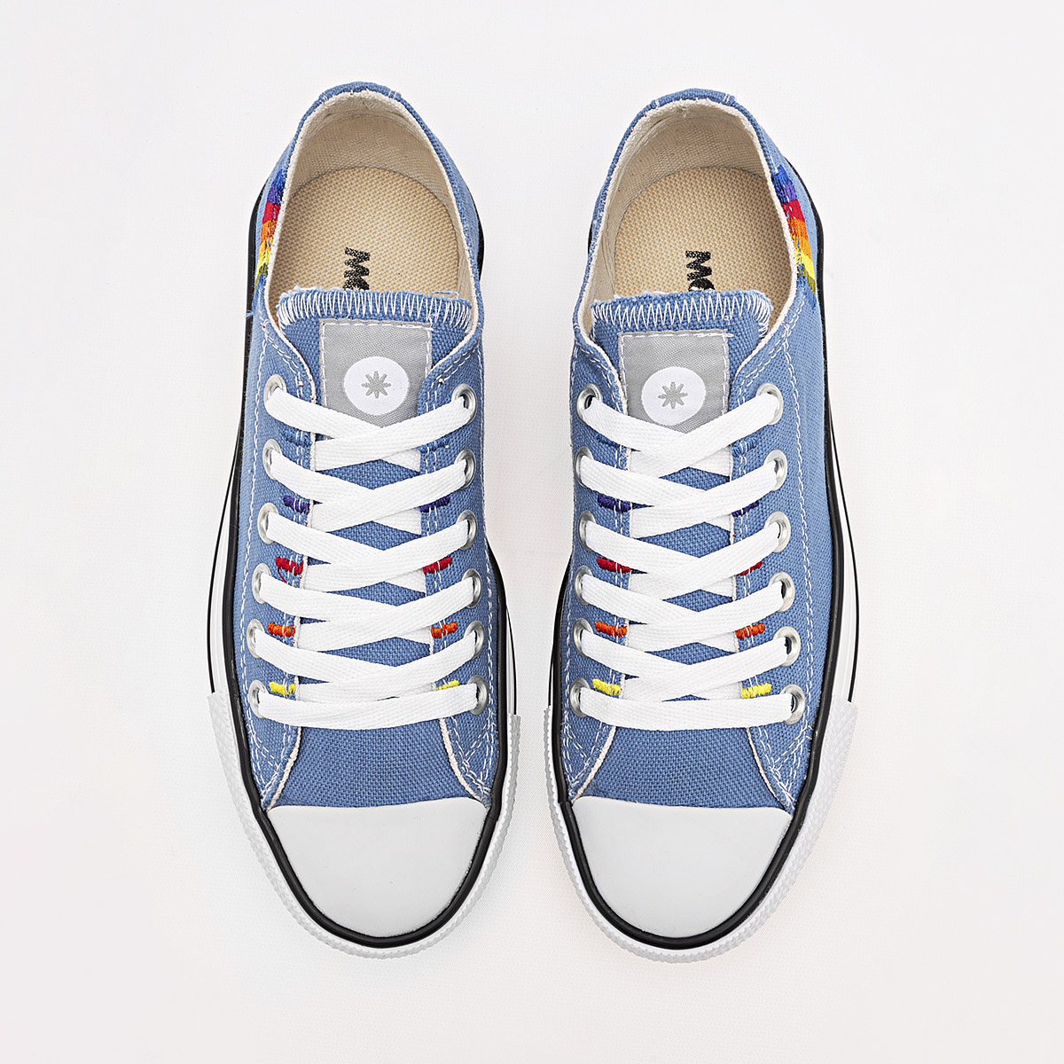 Foto 4 pulgar | Moramora Tenis Urbano Para Mujer Azul Cod.132639