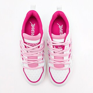 Foto 3 | Newk Tenis Urbano Para Mujer Blanco Rosa Cod.132680