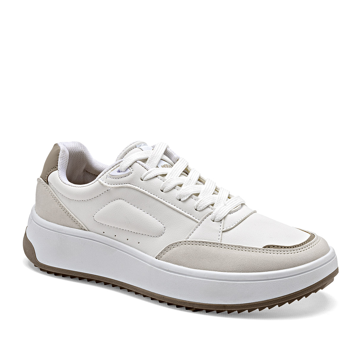 Foto 2 pulgar | Moramora Tenis Urbano Para Mujer Latte Cod.132626