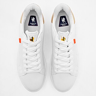 Foto 3 | American Polo Tenis Urbano Para Mujer Blanco Dorado Cod.131790
