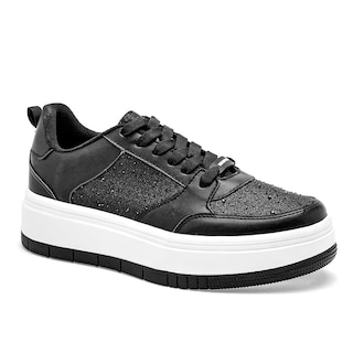 Foto 1 | Neosport Tenis Urbano Para Mujer Negro Cod.132666
