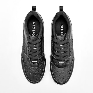 Foto 3 | Neosport Tenis Urbano Para Mujer Negro Cod.132666