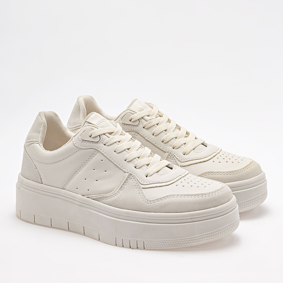 Foto 3 pulgar | Neosport Tenis Urbano Para Mujer Latte Cod.133963