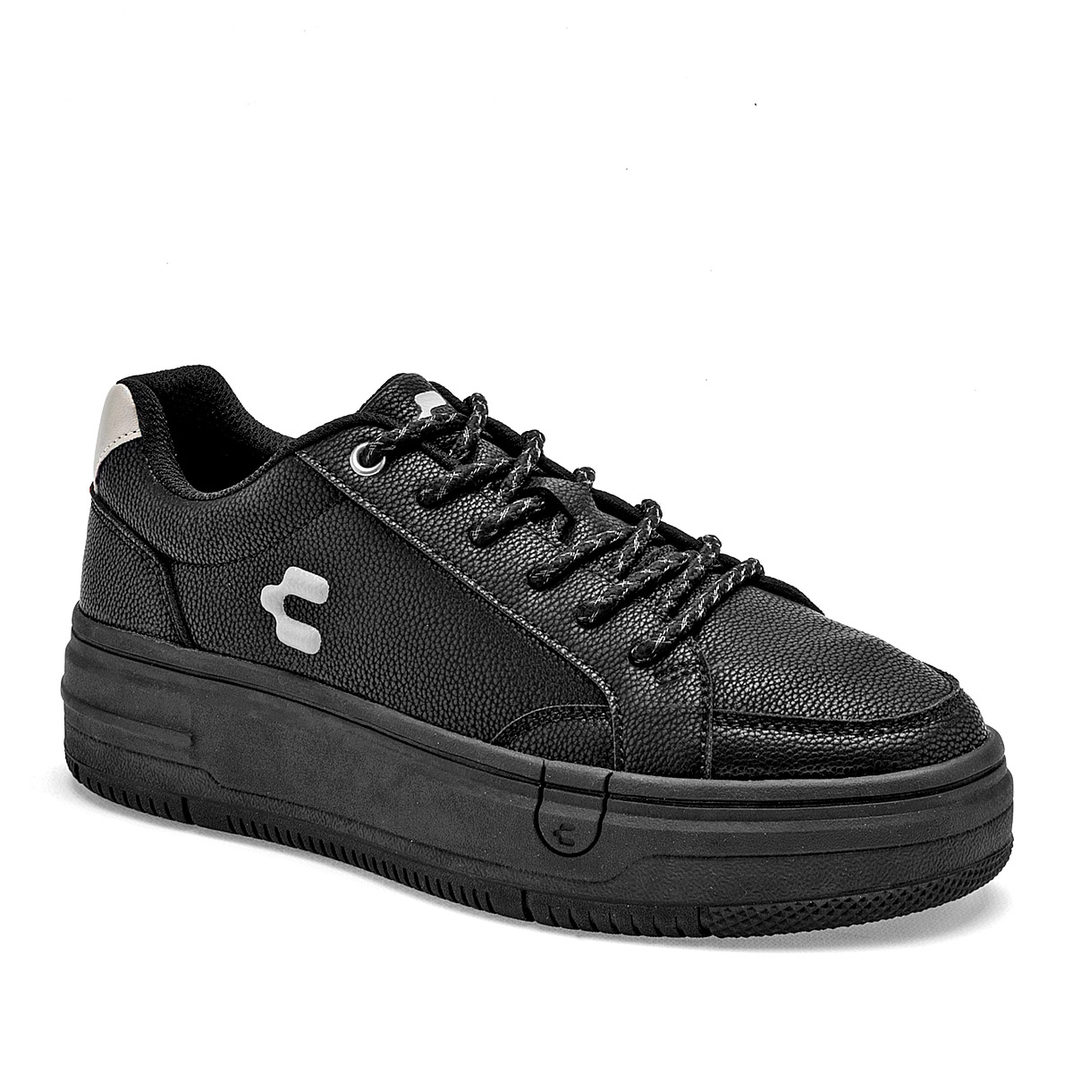 Foto 2 pulgar | Charly Tenis Urbano Para Mujer Negro Cod.131573