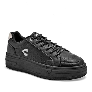Foto 1 | Charly Tenis Urbano Para Mujer Negro Cod.131573