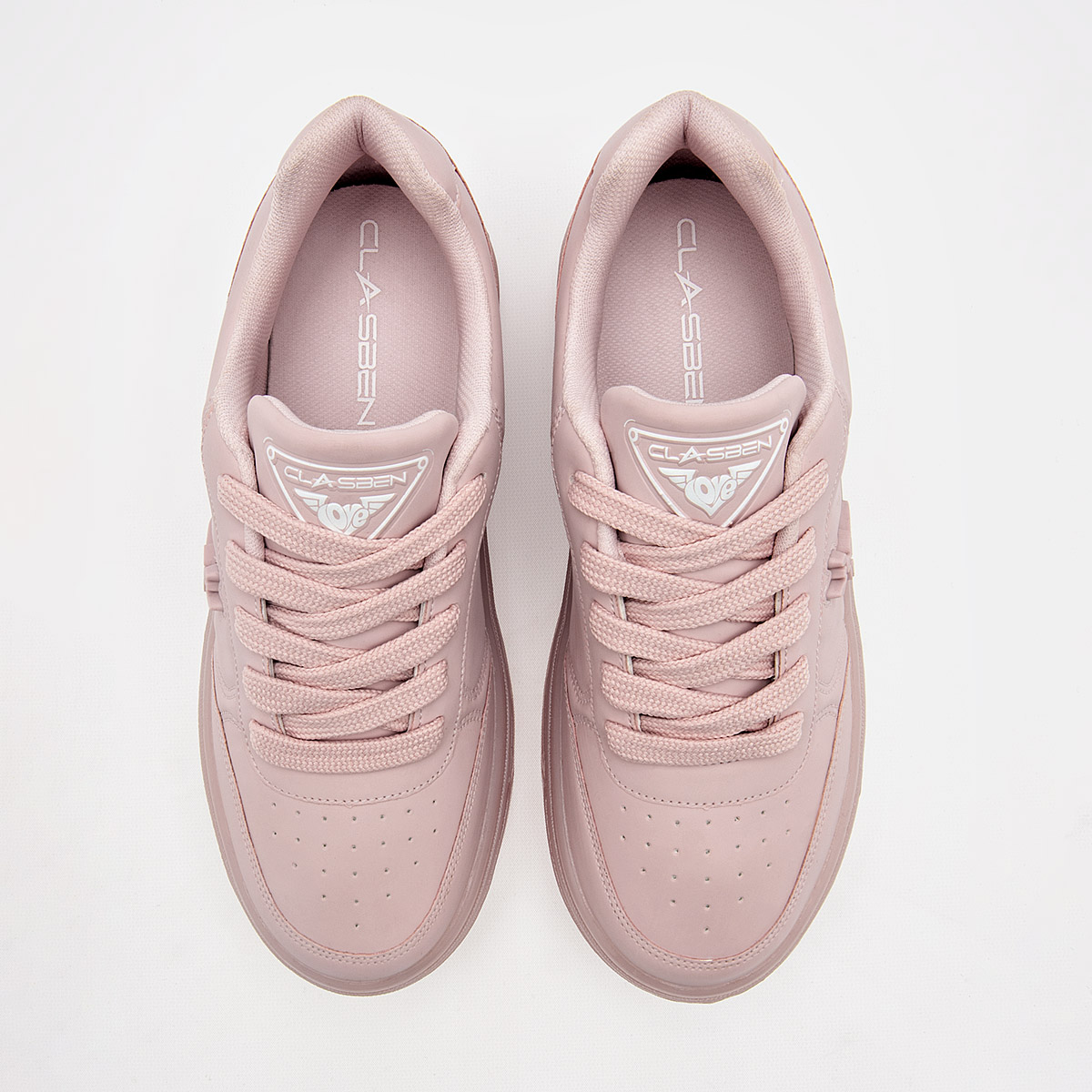 Foto 4 pulgar | Clasben Tenis Urbano Para Mujer Rosa Cod.133326