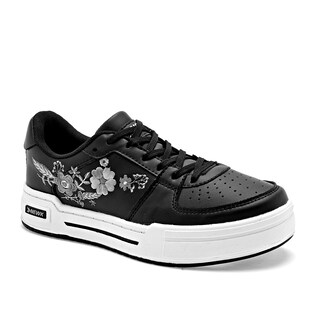 Foto 1 | Newk Tenis Urbano Para Mujer Negro Gris Cod.132675