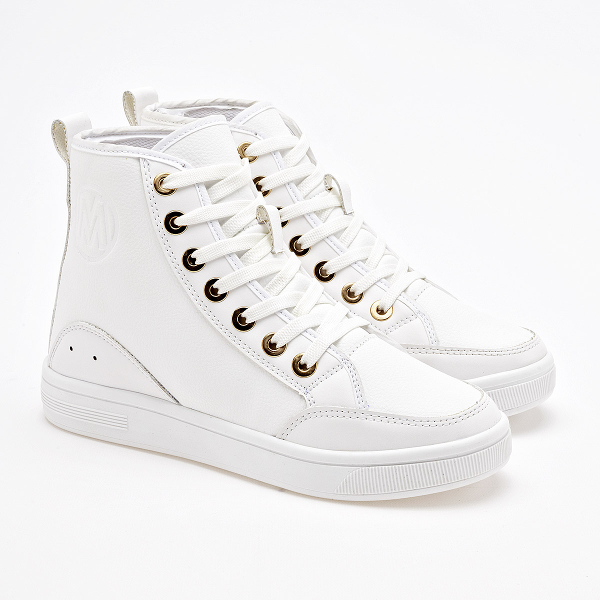 Foto 3 pulgar | Moramora Tenis Urbano Para Mujer Blanco Cod.132572