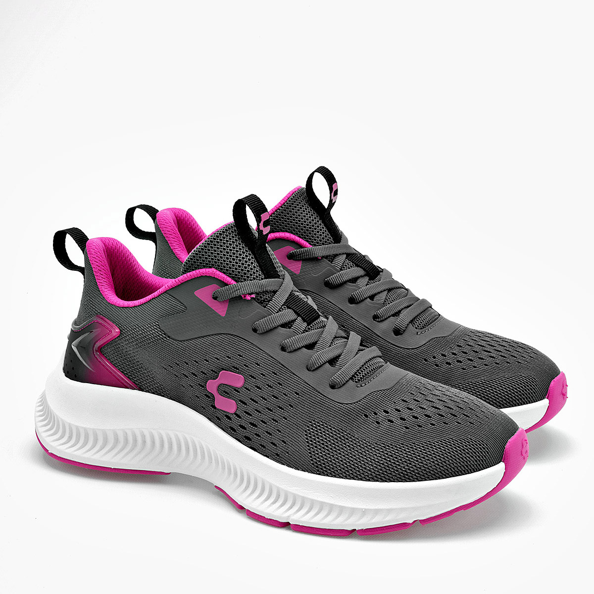 Foto 2 | Charly Tenis Deportivo Para Mujer Gris, Running Cod.131559