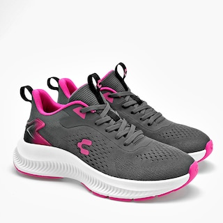 Foto 2 | Charly Tenis Deportivo Para Mujer Gris, Running Cod.131559