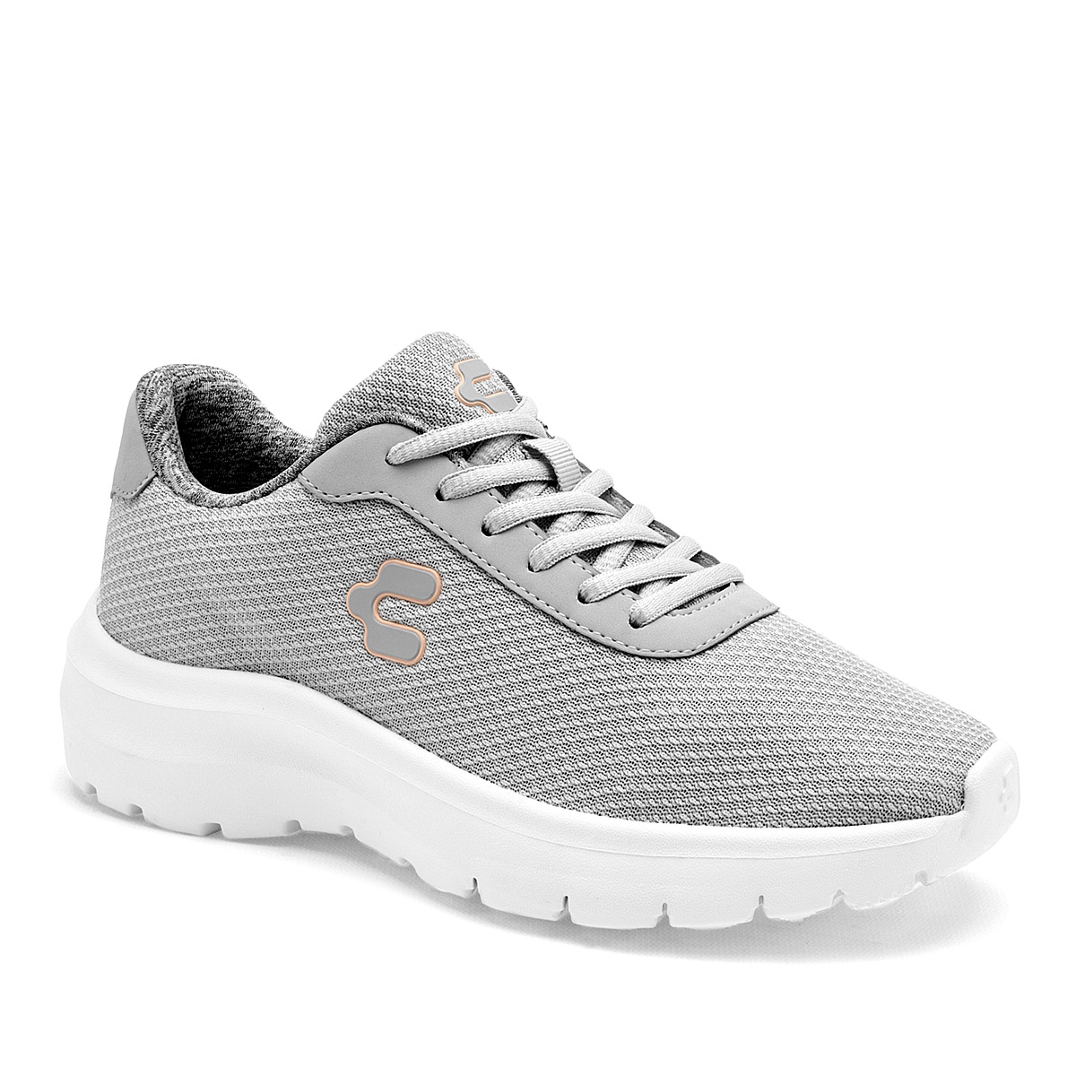Foto 1 | Charly Tenis Deportivo Para Mujer Gris, Running Cod.131582