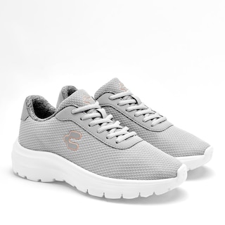 Foto 2 | Charly Tenis Deportivo Para Mujer Gris, Running Cod.131582