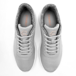 Foto 3 | Charly Tenis Deportivo Para Mujer Gris, Running Cod.131582