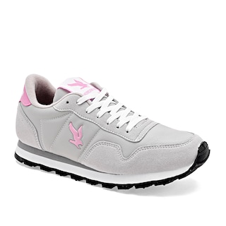 Foto 1 | American Fire Tenis Urbano Para Mujer Gris Rosa Cod.131769