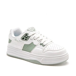 Foto 1 | Clasben Tenis Urbano Para Mujer Blanco Verde Cod.131953