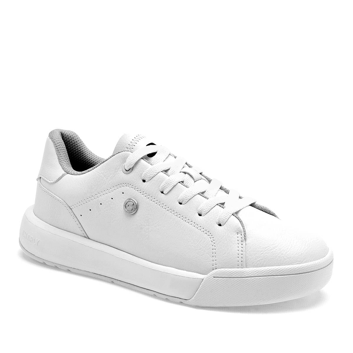 Foto 2 pulgar | Charly Tenis Urbano Para Mujer Blanco, Work Cod.131594