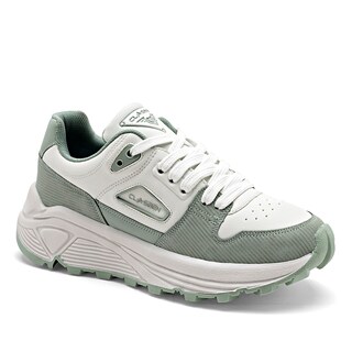 Foto 1 | Clasben Tenis Urbano Para Mujer Beige Verde Cod.131942
