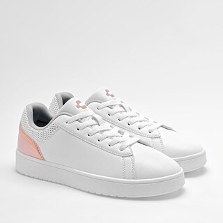 Foto 2 | Charly Tenis Urbano Para Mujer Blanco Rosa Cod.131556