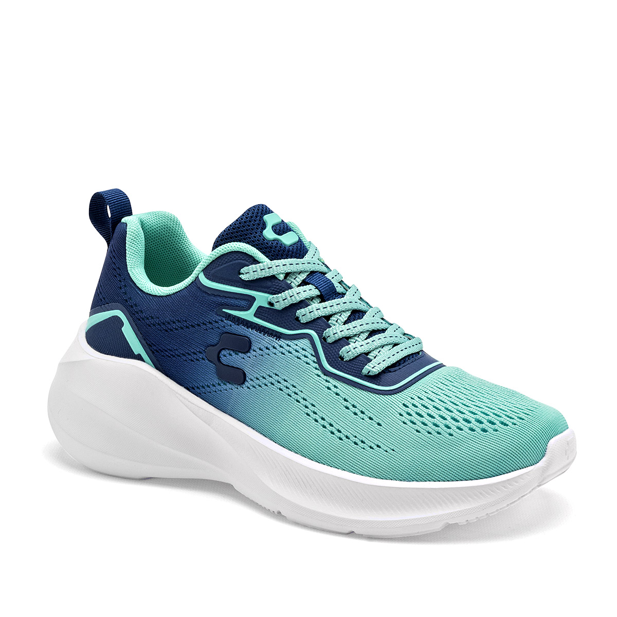 Foto 1 | Charly Tenis Deportivo Para Mujer Verde Marino, Running Cod.131563