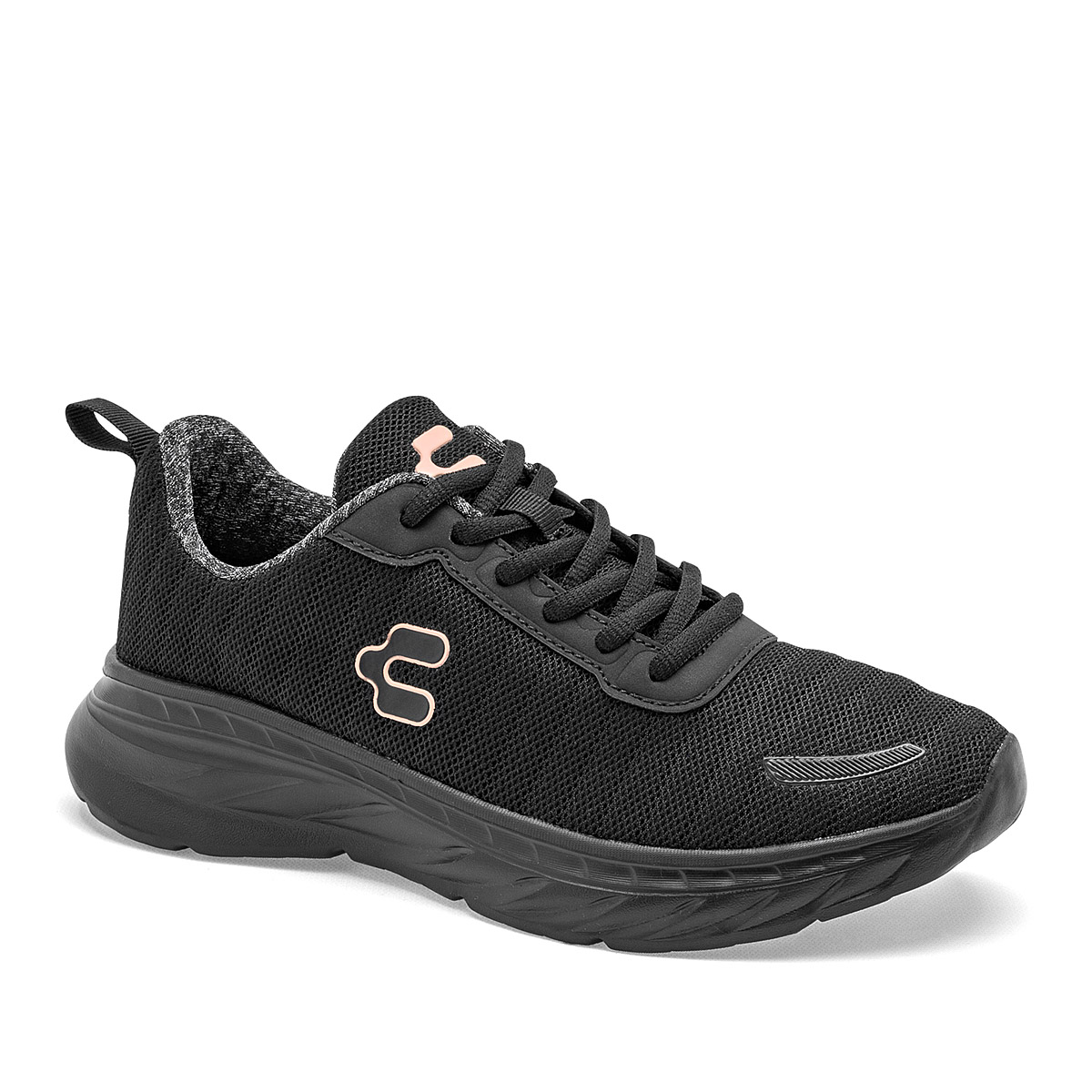 Foto 1 | Charly Tenis Deportivo Para Mujer Negro, Running Cod.129608