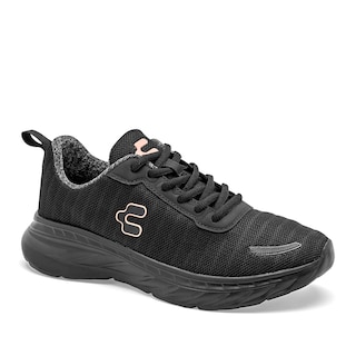 Foto 1 | Charly Tenis Deportivo Para Mujer Negro, Running Cod.129608
