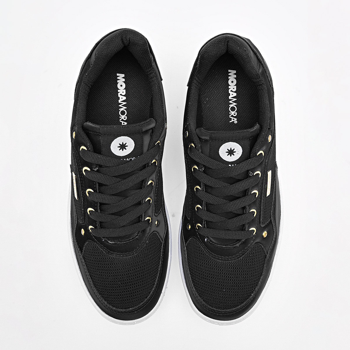 Foto 4 pulgar | Moramora Tenis Urbano Para Mujer Negro Cod.132625