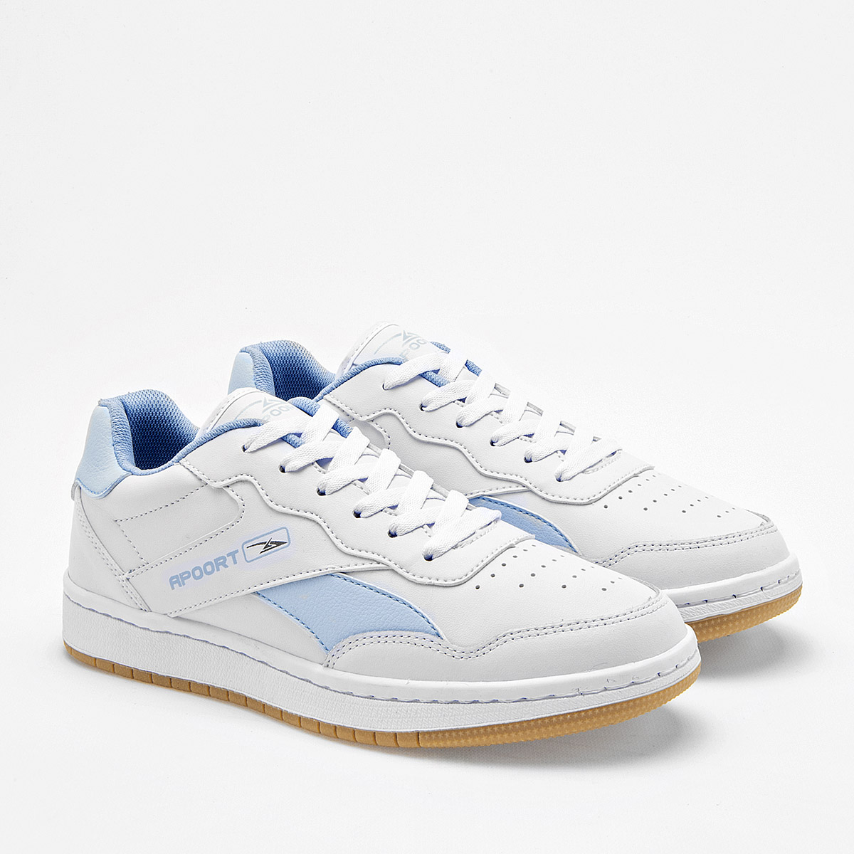 Foto 3 pulgar | Apoort Tenis Urbano Para Mujer Blanco Azul Cod.131797