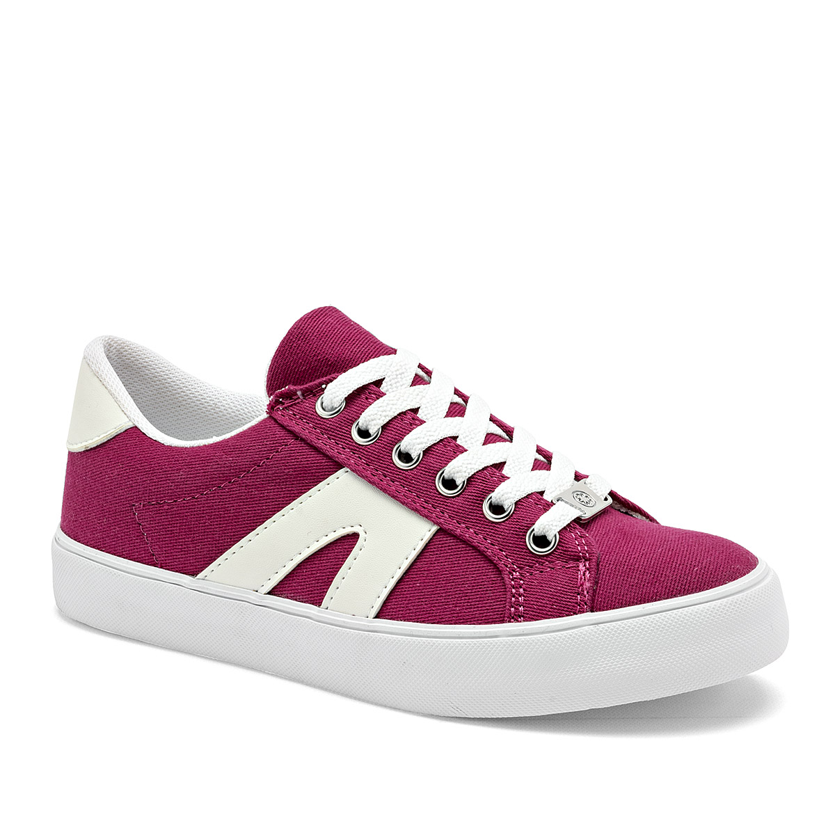 Foto 2 pulgar | Moramora Tenis Urbano Para Mujer Fucsia Blanco Cod.132602