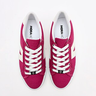Foto 3 | Moramora Tenis Urbano Para Mujer Fucsia Blanco Cod.132602