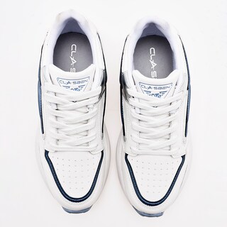 Foto 3 | Clasben Tenis Urbano Para Mujer Blanco Azul Plata Cod.131963