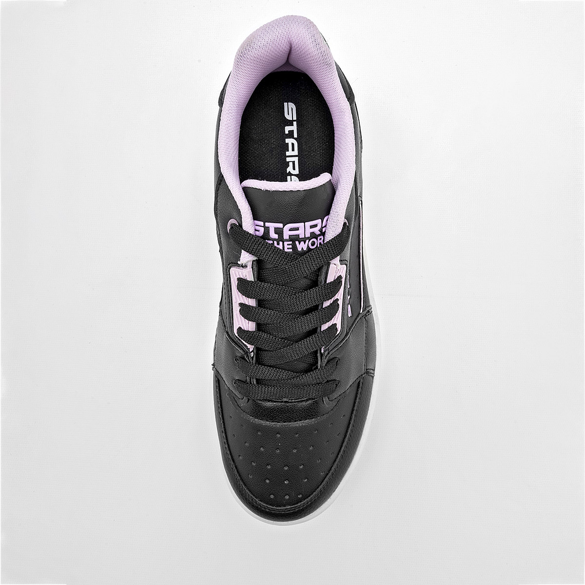 Foto 3 pulgar | Stars Of The World Tenis Urbano Para Mujer Negro Cod.132828