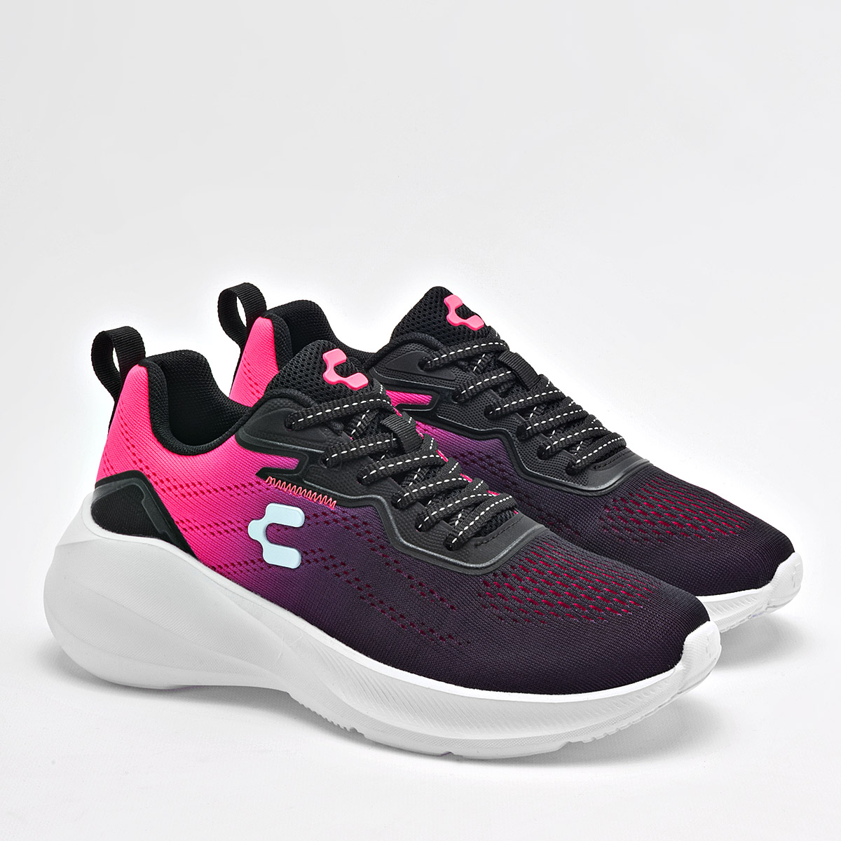 Foto 3 pulgar | Charly Tenis Deportivo Para Mujer Morado Rosa, Running Cod.131562