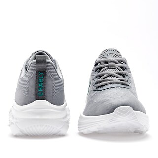 Foto 3 | Charly Tenis Deportivo Para Mujer Gris, Running Cod.131586