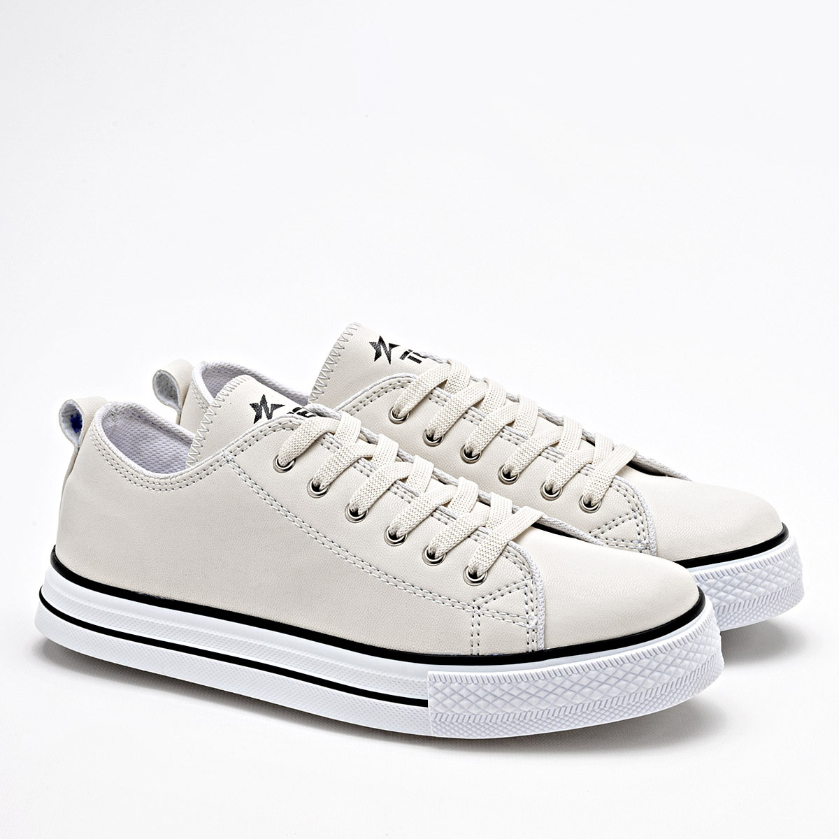 Foto 2 | All Teen Tenis Urbano Para Mujer Beige Cod.131758
