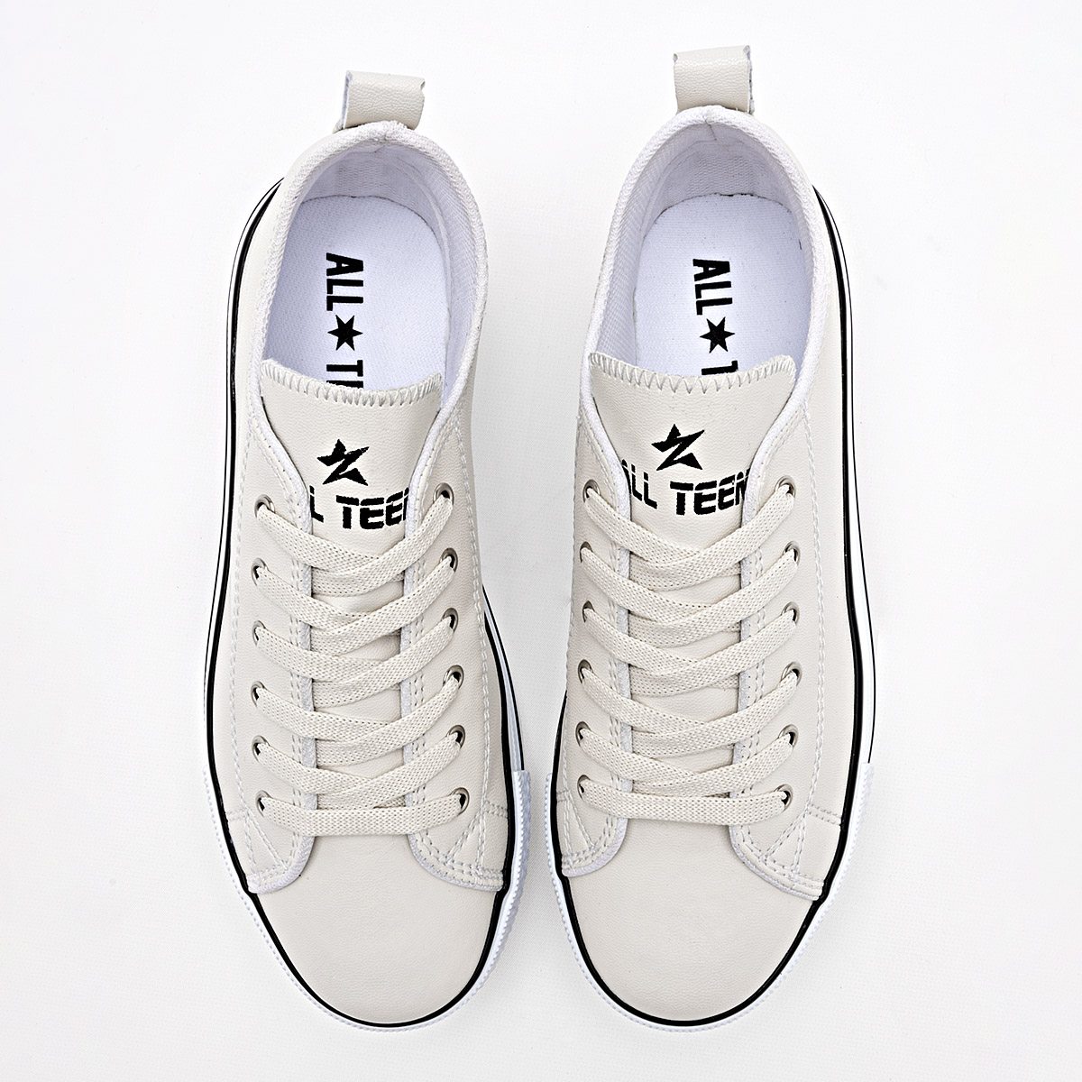 Foto 4 pulgar | All Teen Tenis Urbano Para Mujer Beige Cod.131758
