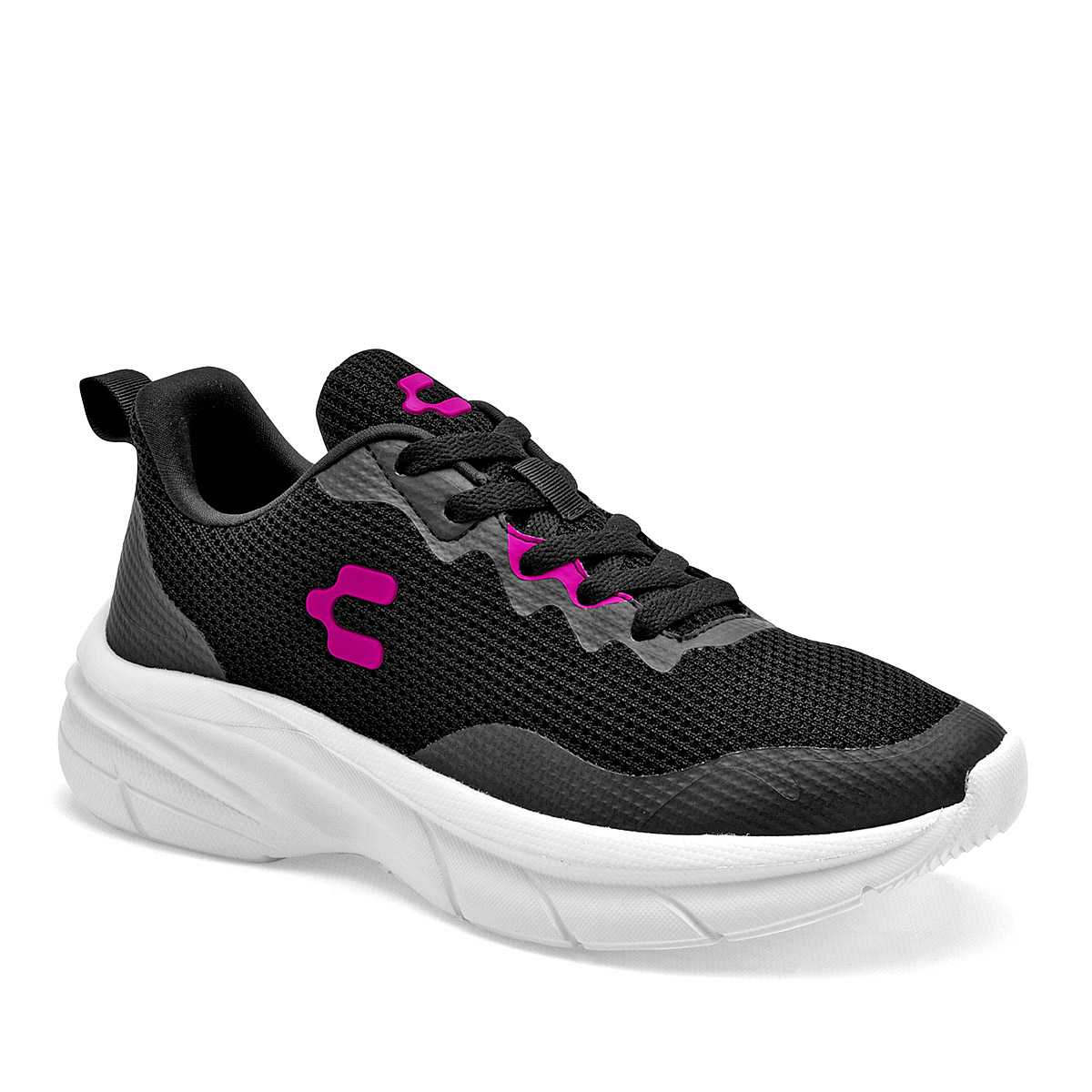 Foto 2 pulgar | Charly Tenis Deportivo Para Mujer Negro, Walking Cod.131590