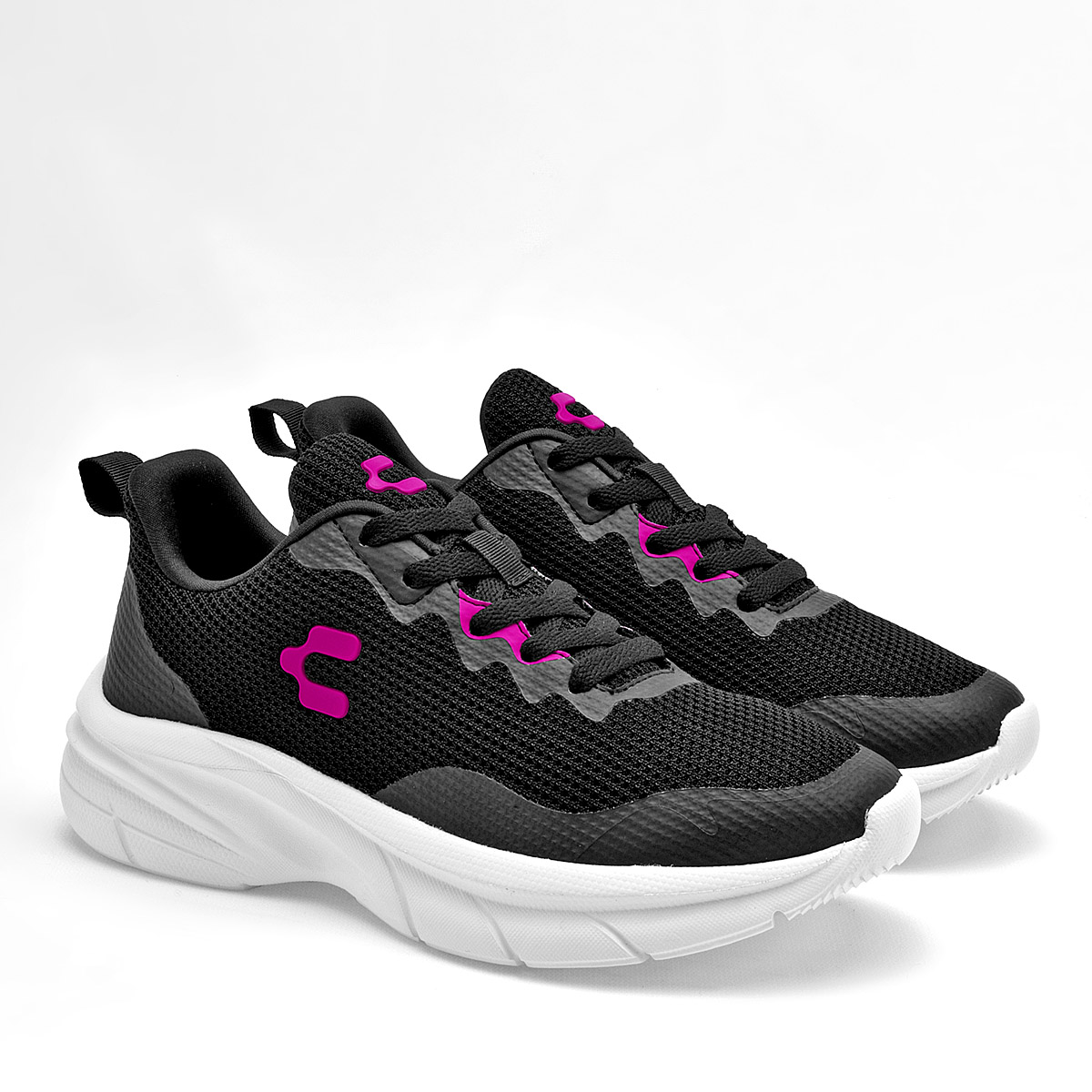 Foto 2 | Charly Tenis Deportivo Para Mujer Negro, Walking Cod.131590