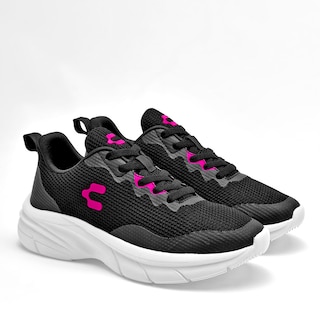 Foto 2 | Charly Tenis Deportivo Para Mujer Negro, Walking Cod.131590
