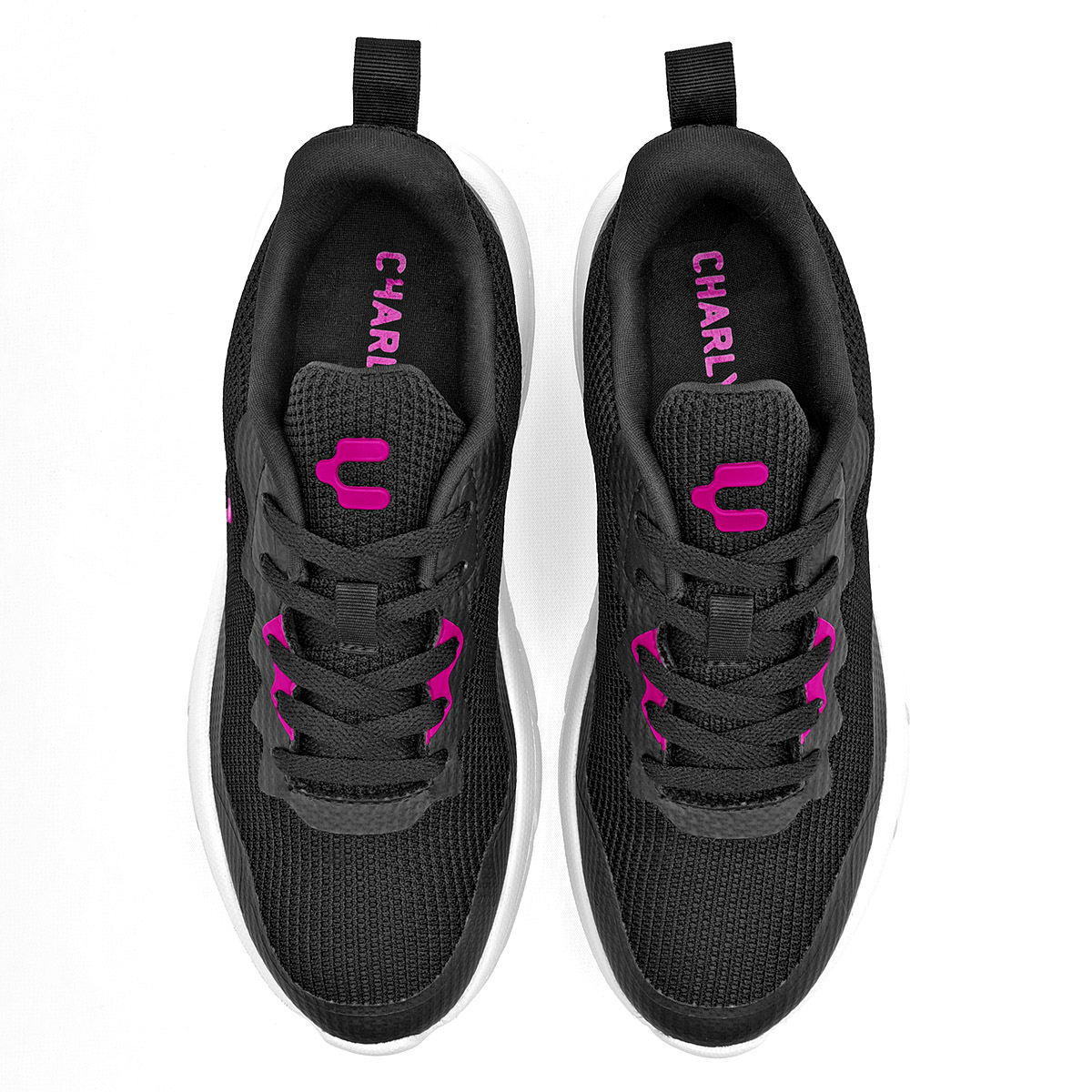 Foto 4 pulgar | Charly Tenis Deportivo Para Mujer Negro, Walking Cod.131590