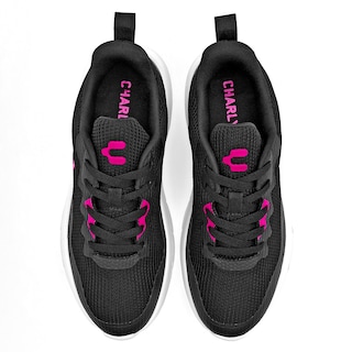 Foto 3 | Charly Tenis Deportivo Para Mujer Negro, Walking Cod.131590