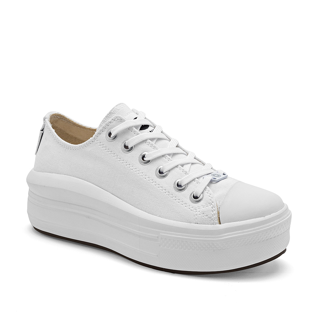 Foto 1 | Moramora Tenis Urbano Para Mujer Blanco Cod.132599