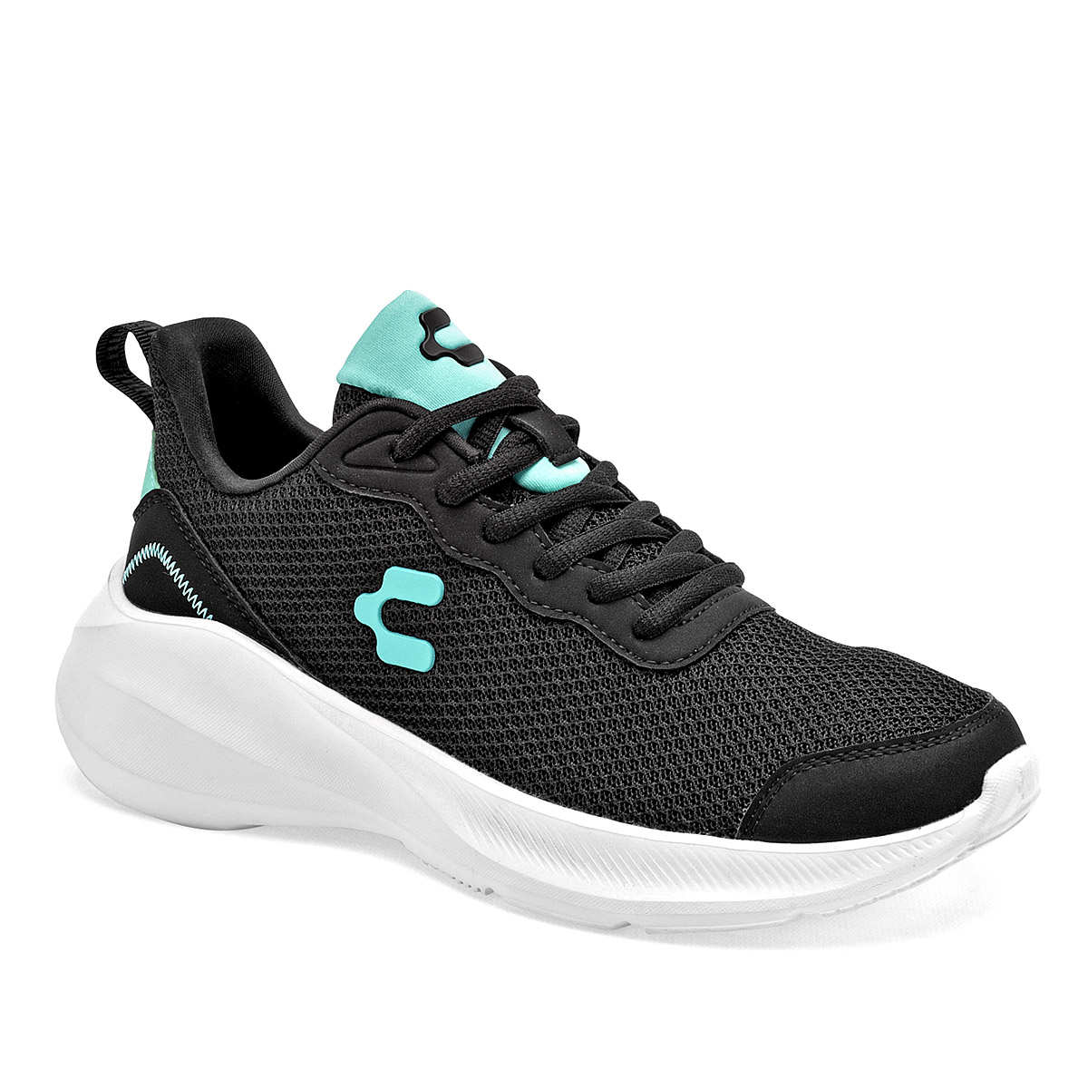 Foto 1 | Charly Tenis Deportivo Para Mujer Negro, Running Cod.131565