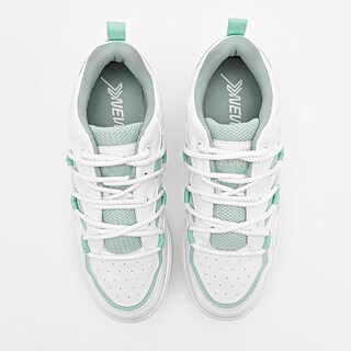 Foto 3 | Newk Tenis Urbano Para Mujer Blanco Verde Cod.132681